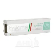 Зубна паста Brillante Herbal Whitening відбілююча антибактеріальна 75 мл