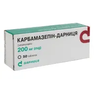Карбамазепін-Дарниця таблетки 200 мг №50