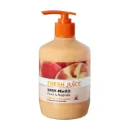 Крем-мило Fresh Juice Peach & Magnolia з дозатором 460 мл