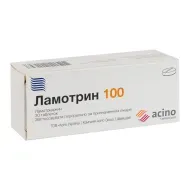 Ламотрин 100 таблетки 100 мг блістер №30