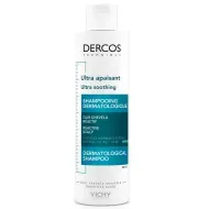VICHY  Деркос, успокаивающий шампунь для чувствительной кожи головы для нормальных и жирных волос, 200 мл