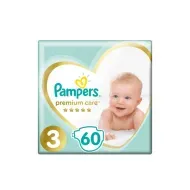 Подгузники детские Pampers Premium Care Midi 3 №60