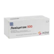 Левицитам 500 таблетки покрытые пленочной оболочкой 500 мг блистер №60