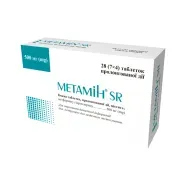 Метамін SR таблетки 500 мг №28