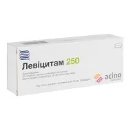 Левицитам 250 таблетки покрытые пленочной оболочкой 250 мг блистер №30