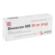 Віноксин МВ таблетки пролонгованої дії 30 мг блістер №60