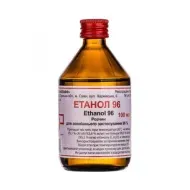 Етанол 96 розчин для зовнішнього застосування 96 % флакон 100 мл