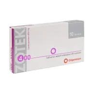 Зотек-400 таблетки покрытые пленочной оболочкой 400 мг блистер №10