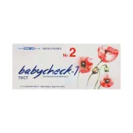 Тест для визначення вагітності babycheck-1 полоска №2