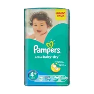 Підгузки дитячі Pampers Active Baby-Dry Maxi+ 4 №62
