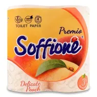 Папір туалетний Soffione персик №4