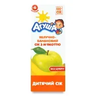 Сок детский Агуша яблочно-банановый с мякотью 200 мл