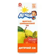 Сок детский Агуша яблочно-шиповниковый осветленный 200 мл