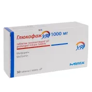 Глюкофаж XR таблетки пролонгованої дії 1000 мг №30