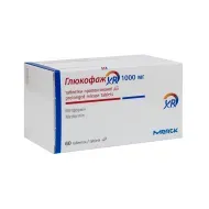 Глюкофаж XR таблетки пролонгированного действия 1000 мг №60