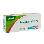 Амлодипін-Тева таблетки 5 мг блістер №30