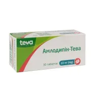 Амлодипін-Тева таблетки 10 мг блістер №30