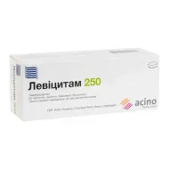 Левицитам 250 таблетки покрытые пленочной оболочкой 250 мг блистер №60