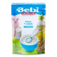 Молочна каша Bebi Premium 7 злаків 200 г