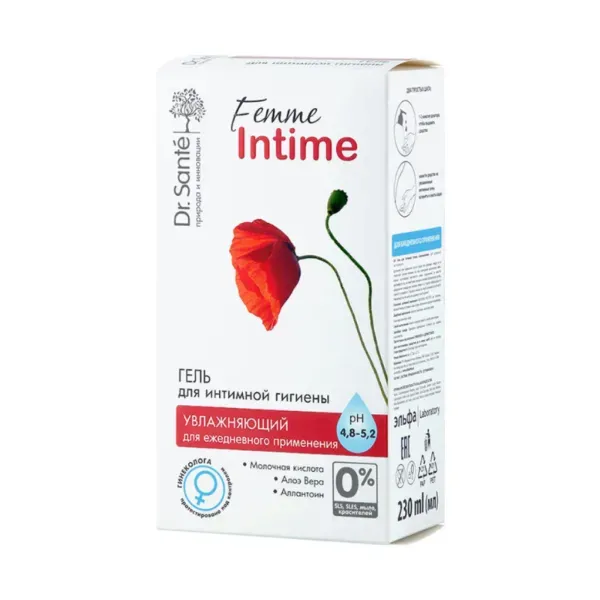 Гель для інтимної гігієни Ніжний догляд Dr.Sante Femme Intime 230 мл