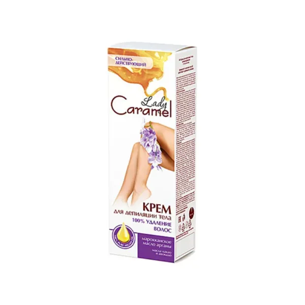 Крем Caramel для депіляції тіла 100% видалення волос 100 мл