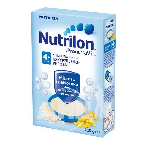 Молочна каша Nutrilon кукурудзяно-рисова 225 г