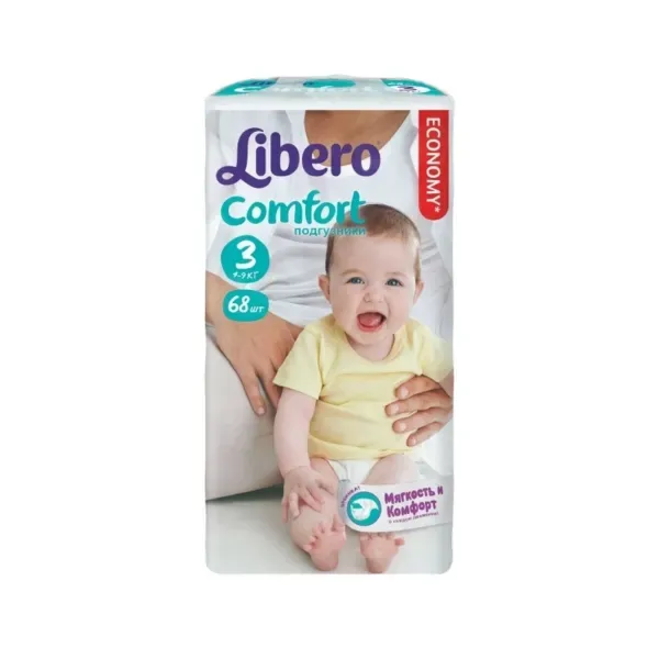 Подгузники детские Libero Comfort 3 4-9кг №68
