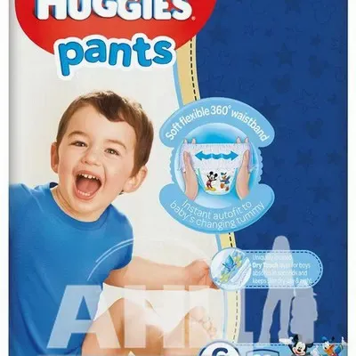 Подгузники-трусики Huggies Pants 6 (15-25 кг) Jumbo для мальчиков №30