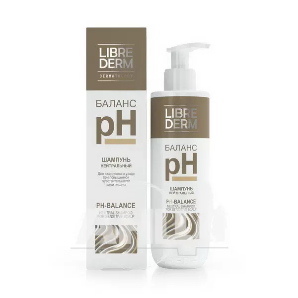 Шампунь Librederm pH-Баланс для ежедневного ухода при повышенной чувствительности кожи головы 250 мл