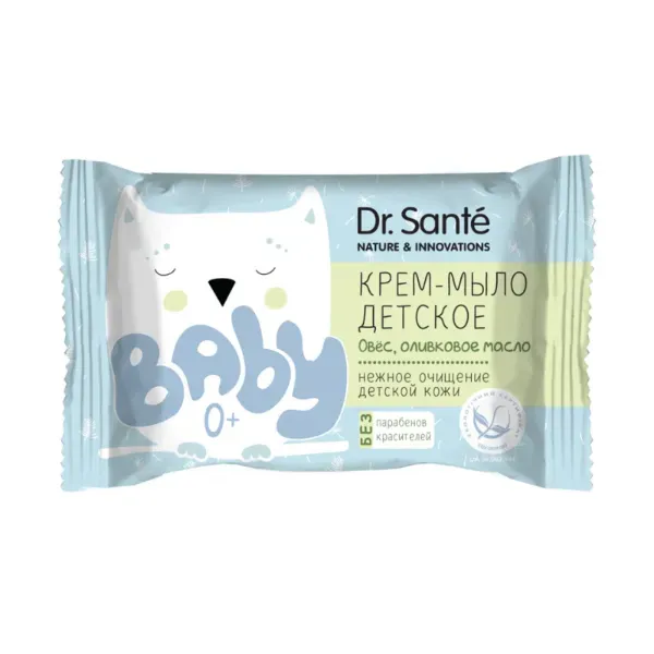 Крем-мыло детское Dr.Sante Baby овес и оливковое масло 90 г