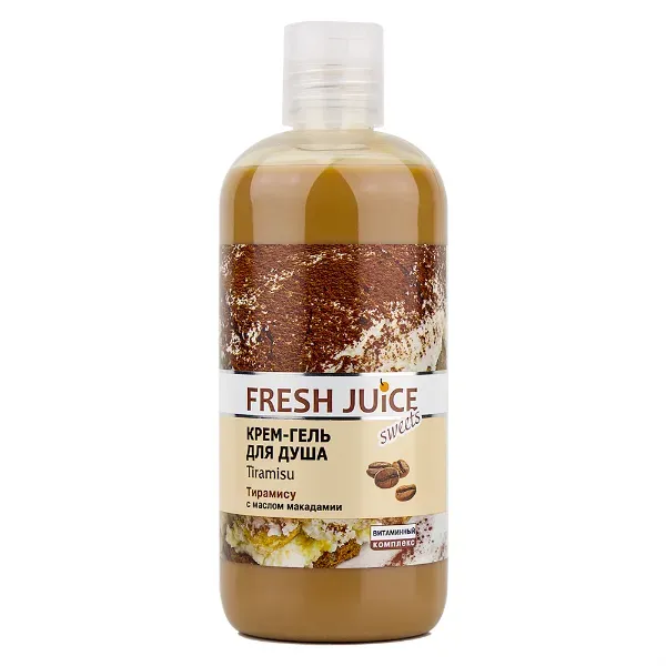 Крем-гель для душа Fresh Juice Tiramisu 500 мл