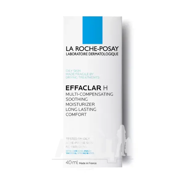 Интенсивное успокаивающее увлажняющее средство La Roche Posay Еффаклар Н для восстановления жирной проблемной кожи 40мл