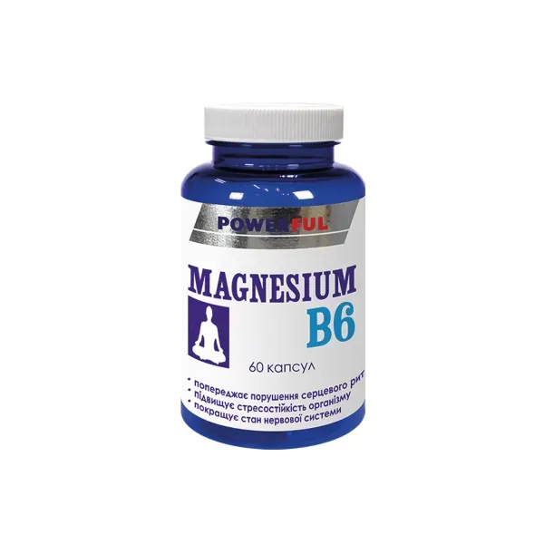 Магнезіум B6 капсули 1 г №60