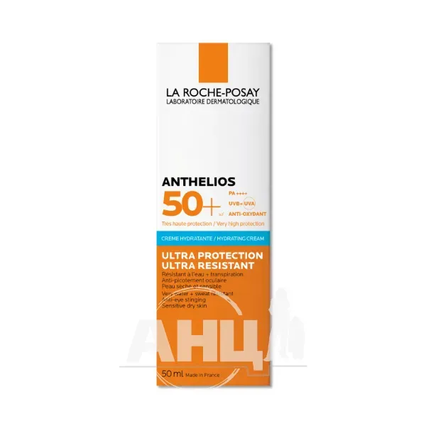 Солнцезащитный крем La Roche Posay Антгелиос Ультра для чувствительной кожи лица и кожи вокруг глаз SPF 50+ 50 мл