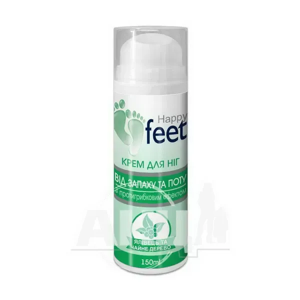Крем косметичний для ніг від запаху і поту Happy Feet 150 мл