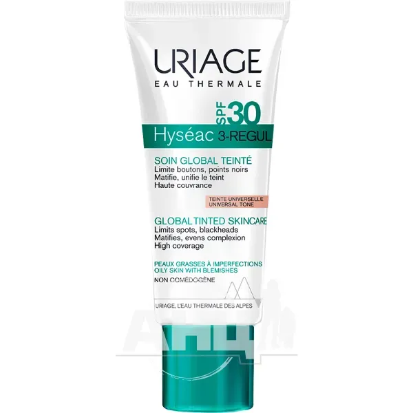 Крем сонцезахисний Uriage Hyseac 3 універсальний SPF 30 40 мл