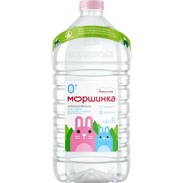 Минеральная вода Моршинка детская негазированная 6 л