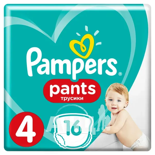 Підгузки-трусики Pampers Pants Maxi 4 9-15кг №16