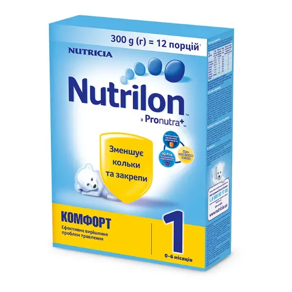 Суміш суха молочна Nutrilon 1 Комфорт 300 г