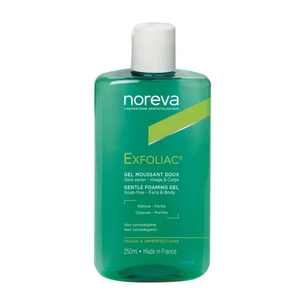 Очищуючий гель Noreva Laboratoires Exfoliac Gentle Foaming Gel для чутливої шкіри 250 мл