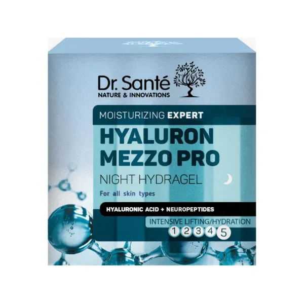 Гідрогель для обличчя нічний Dr.Sante Hyaluron Mezzo Pro 50 мл