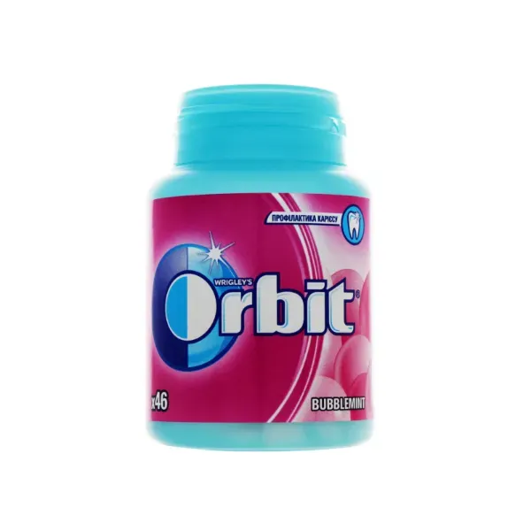 Жевательная резинка Orbit Bubblemint банка 64 г