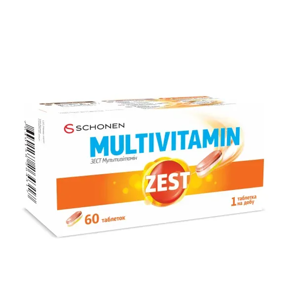 Зест мультивітамін таблетки №60