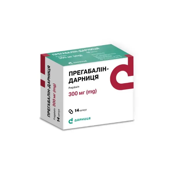 Прегабалін-Д 300 мг капсули №14