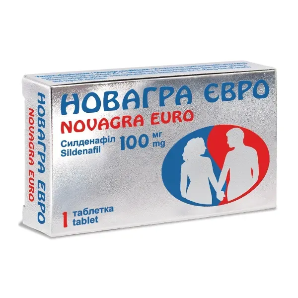 Новагра євро таблетки 100 мг №1