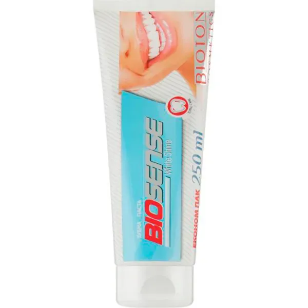 Зубна паста Bioton Cosmetics Biosense White Shine 250 мл