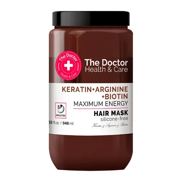 Маска The Doctor Health&Care Keratin + Arginine + Biotin Максимум энергии 946 мл