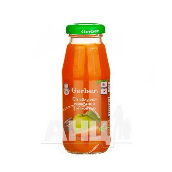 Сок яблочно-морковный Gerber 175 мл