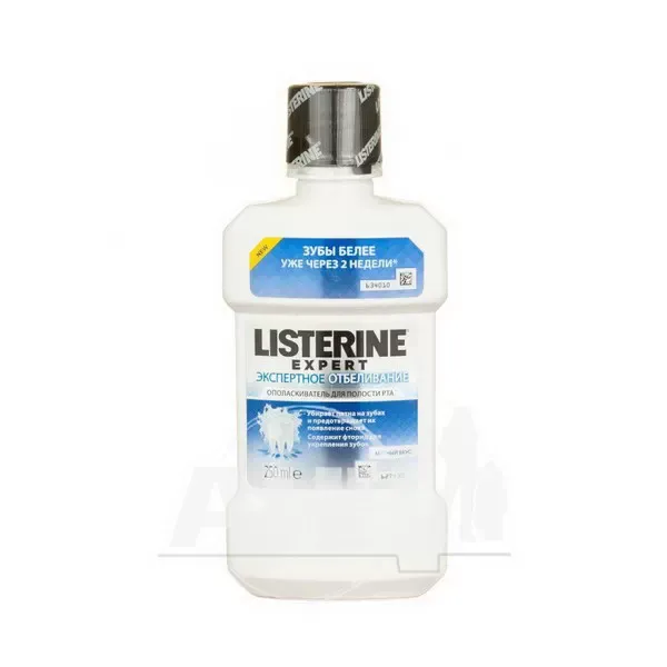 Ополіскувач для ротової порожнини Listerine expert експертне відбілювання 250 мл
