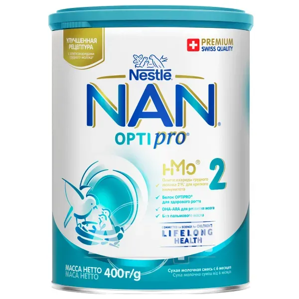 Сухая молочная смесь Nestle NAN 2 400 г